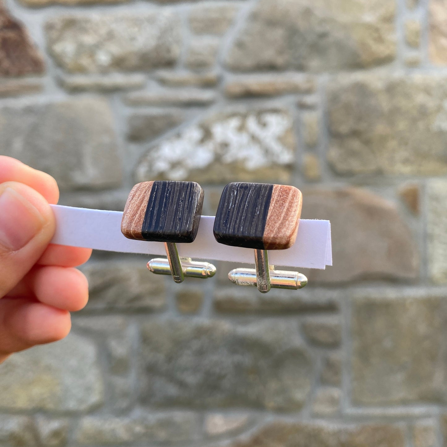 Bog Oak Cufflinks