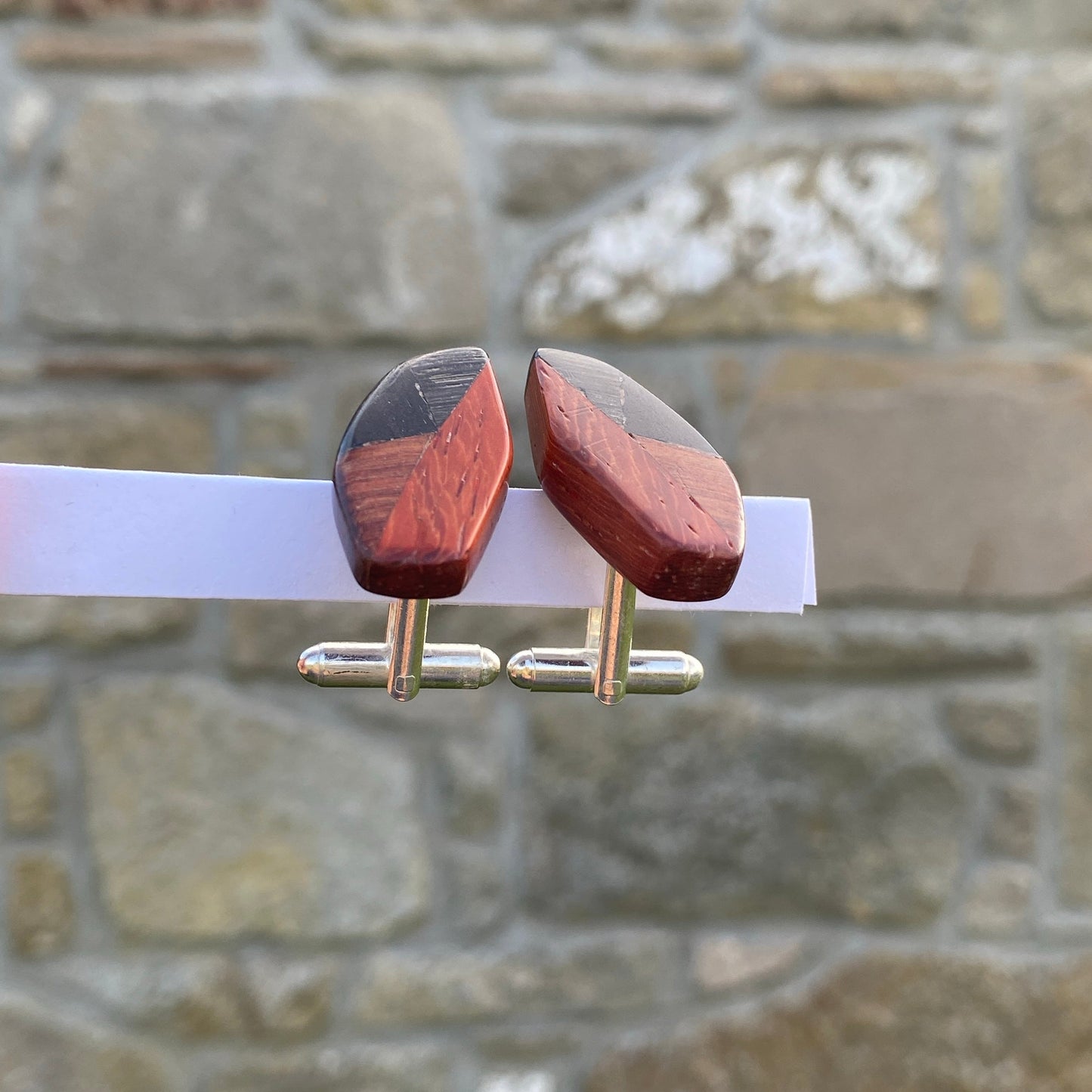 Mixed Wood Cufflinks
