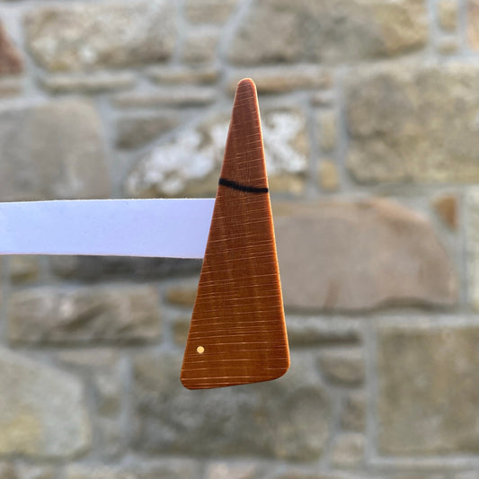 Spalted Silver Dot Pin